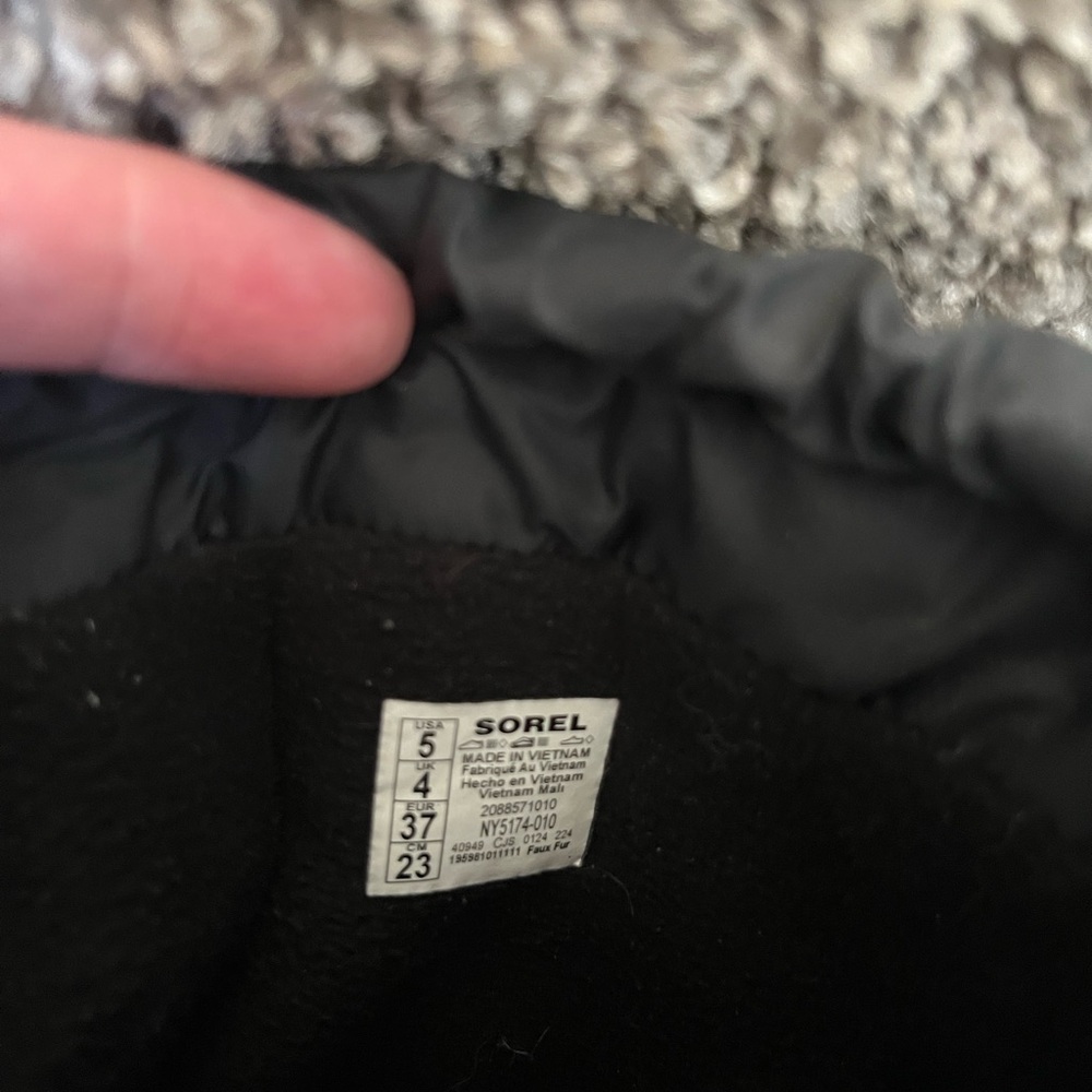 Sorel Black and Gray Winter Footwear - Picture 4 of 4
